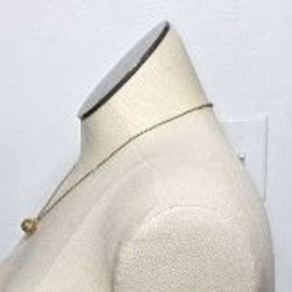 Coach Goldtone Signature C Open Ball Necklace - Picture 4 of 5